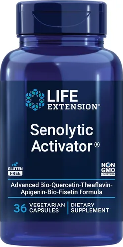 Miniatura 5 de Life Extension Regenerador celular NAD+, Resveratrol Elite, activador senolítico con quercetina, fisetina, teaflavinas para la salud celular, 30