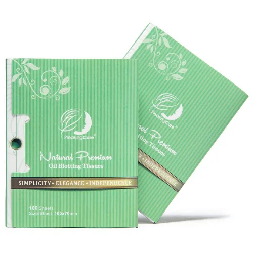 Miniatura 11 de Pañuelos naturales absorbentes de grasa facial, hojas de papel para eliminar manchas de grasa facial Bambú-Carbón vegetal