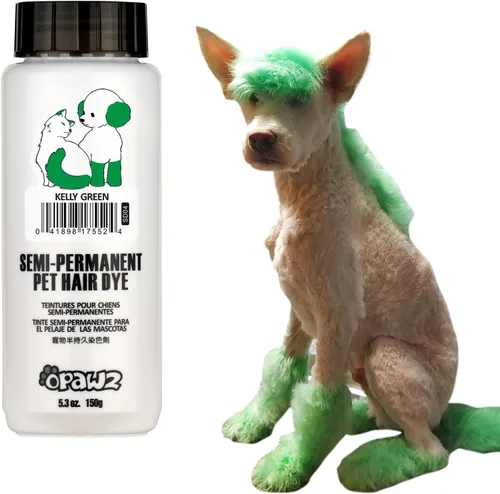 Miniatura 12 de OPAWZ Tinte para pelo de perro semipermanente, tinte para perros con pigmento de grado alimenticio, tinte para mascotas no tóxico para perros, gatos