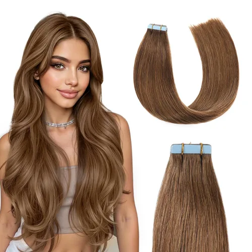 Miniatura 17 de Sunya Extensiones de cabello humano con punta en I Tip, 1.76 oz, 50 mechones por paquete, extensiones de cabello con queratina previamente unidas