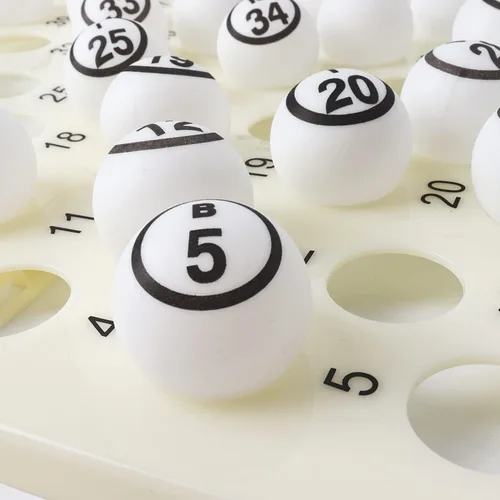Miniatura 3 de GSE Games & Sports Expert Bingo Balls - Ping Pong Size Balls for Large Bingo Cage, Bingo Calling Balls for Parties, Prize Raffles, Family Game Nights