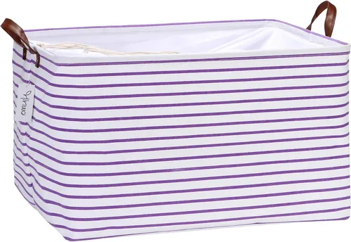 Miniatura 42 de Hinwo 31L Bolsas de almacenamiento grandes, organizadores de armario y almacenamiento, cestas de estante, cestas de almacenamiento plegables