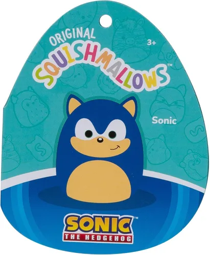 Miniatura 7 de Squishmallows Original Sonic the Hedgehog - Peluche de Sonic de 10 pulgadas, tamaño mediano