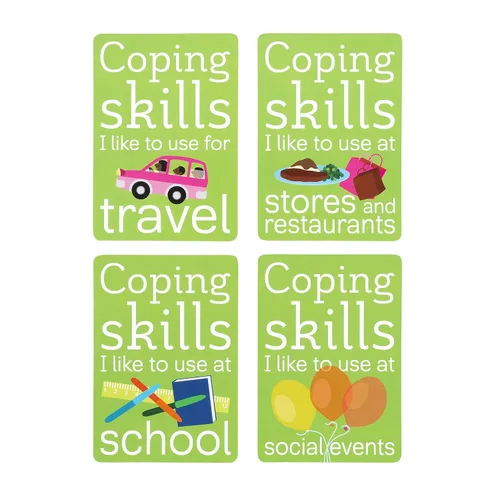 Miniatura 5 de Coping Skills for Kids Baraja de movimiento de tarjetas de señal (CSKCCMVT)