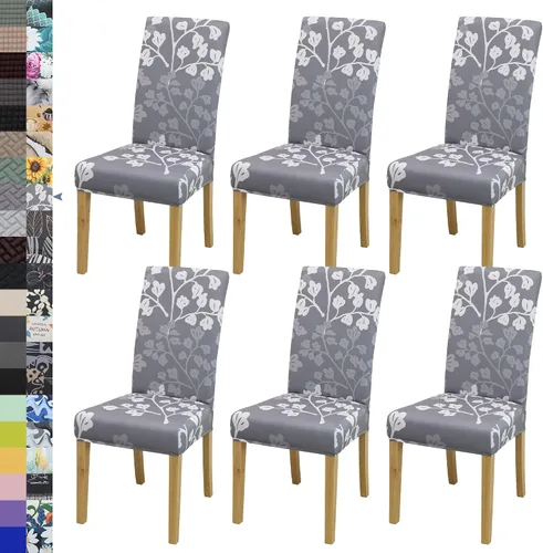 Miniatura 77 de BIETYONE - Fundas para sillas de comedor, juego de 2 fundas para sillas de comedor o cocina, lavables, protectoras, para sillas Parsons