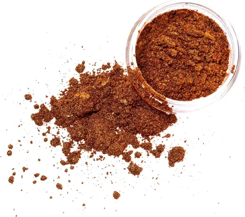 Miniatura 3 de Polvo de mica mineral natural de bronce, 0.42 oz (12 g) para uso personal o profesional - cosméticos, proyectos de resina epoxi, esmalte