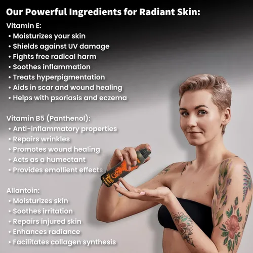 Miniatura 5 de Phoenix Tears - Crema para el cuidado posterior del tatuaje, curación de la piel y mejora del color, cuidado después del sol, crema para el cuidado