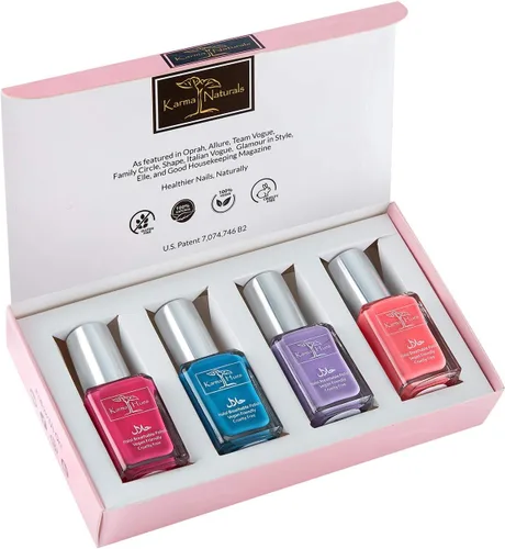 karma organic Hermoso juego de esmaltes de uñas halal, no tóxico, pintura de uñas vegana y libre de crueldad animal