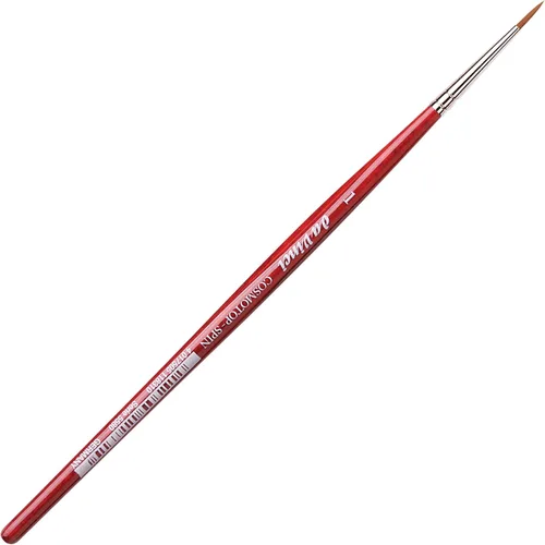 Miniatura 157 de da Vinci Watercolor Series 5580 CosmoTop Spin Pincel de Pintura, Redondo Sintético con Mango Rojo