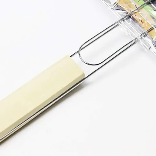 Miniatura 6 de Estante para asar pescado para parrilla, estante para patas de pollo, cesta para parrilla, cestas para parrilla de verduras para parrilla al aire
