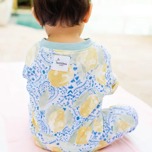 Miniatura 210 de Burt's Bees Baby - Pijama de una pieza para bebé, mameluco para dormir y jugar, algodón 100% orgánico, cremallera frontal