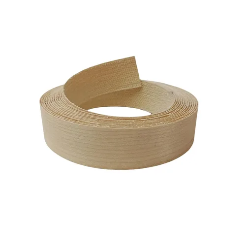 Miniatura 9 de Cinta de bandas de borde de chapa de madera de abedul real, rollo de banda de borde preglued de 1 pulgada × 13 pies con adhesivo de fusión