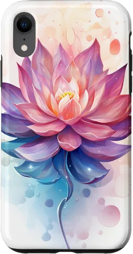 Miniatura 24 de Funda para iPhone 14 Pro Max Lotus Flower Symbol of Beauty and Spirituality Illustration Case