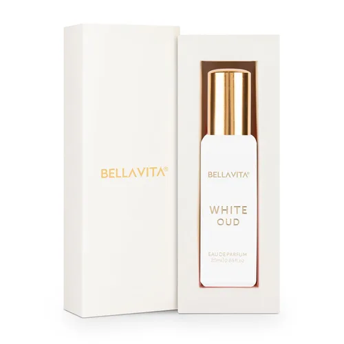 Miniatura 6 de Bellavita Luxury WHITE OUD Eau de Parfum 0.7 fl oz (0.7 onzas líquidas) Perfume de tamaño de viaje para hombres y mujeres Notas afrutadas