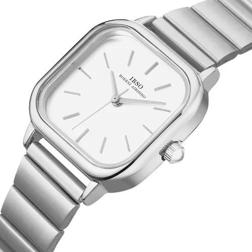 Miniatura 2 de IBSO BOERNI AIBISINO Relojes de cuarzo para mujer, esfera cuadrada, relojes casuales, reloj analógico, impermeable, reloj de moda para niñas