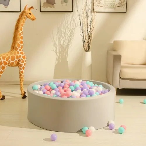 Miniatura 5 de GOGOSO Bolas para corral de bolas para niños pequeños sin ftalatos, sin BPA, no tóxicas, a prueba de aplastamiento, de plástico suave, bolas