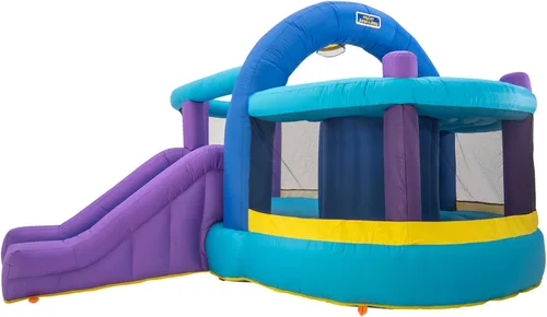 Miniatura 3 de Sportspower INF-2415 Whack-A-Play - Casa inflable con aro de baloncesto, tobogán y soplador de inflado rápido: edad recomendada de 3 a 8 años