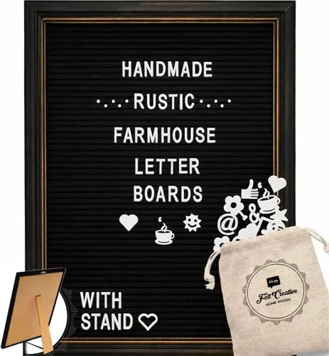 Miniatura 20 de Felt Creative Home Goods - Juego de letras extra cursivas Juego de letras del alfabeto, números, puntuación de más de 375 piezas extra atrevidas