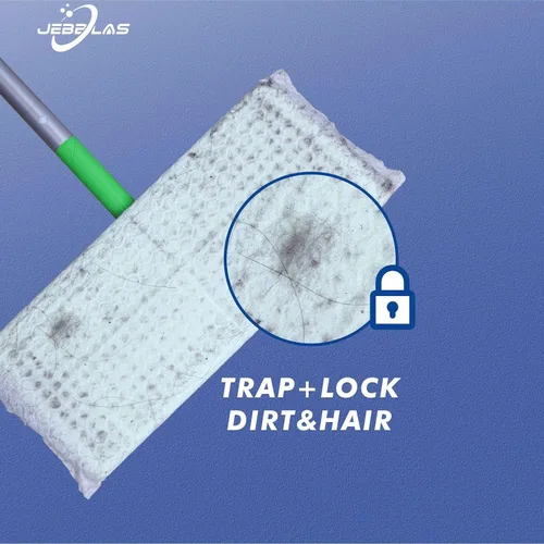 Miniatura 4 de JEBBLAS Recambios desechables para trapeador seco para trapeador de piso, paños de barrido, repuestos de múltiples superficies, 120