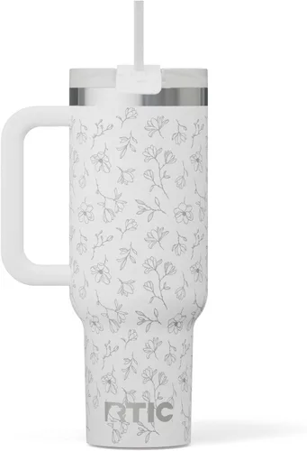 Miniatura 47 de RTIC Vaso Tumbler de Viaje por Carretera de 30 oz con Doble Pared Revestido de Cerámica Aislado Taza Portátil de Café de Viaje de Acero Inoxidable