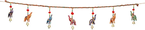 Guirnalda Toran Bandanwar para colgar en la pared para puerta con pompones, decorativo para interiores y exteriores, decoración del hogar, oficina,