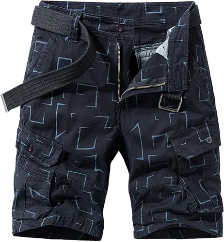 Miniatura 8 de Men Cargo Shorts Classic Fit Lightweight Ripstop Pants Tactical Outdoor Work Short Trousers with Multi Pocket