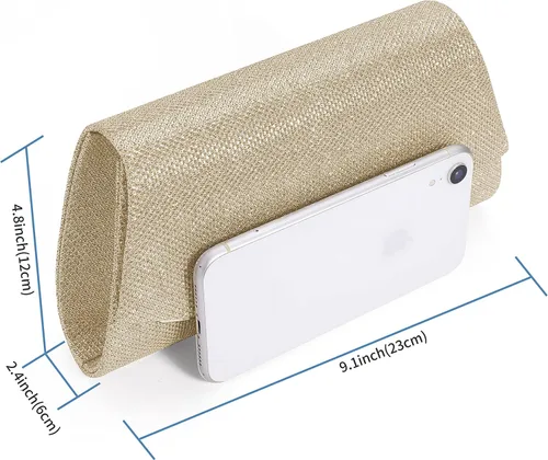 Miniatura 5 de ZHANNI - Bolsa de noche para mujer y mujer con cadena desmontable