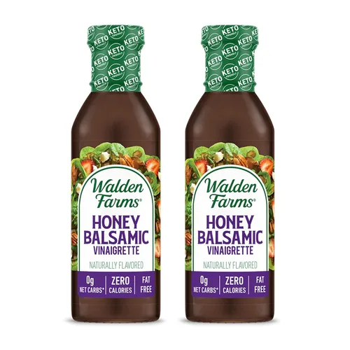 Miniatura 20 de Walden Farms Vinagreta de Tomate Seco al Sol – Aderezo sin calorías, bajo en carbohidratos, apto para dieta keto, vegano, sin azúcar con rico sabor