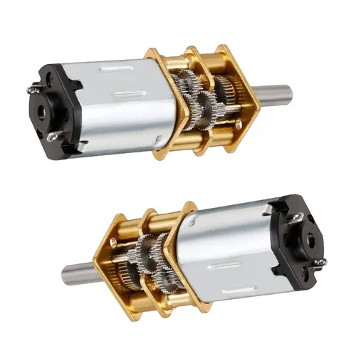 Miniatura 7 de N20 DC 3V Mini Motor de engranajes metálicos 500RPM Reducción de velocidad Micro Motor de engranaje de metal Micro Motor 2PCS