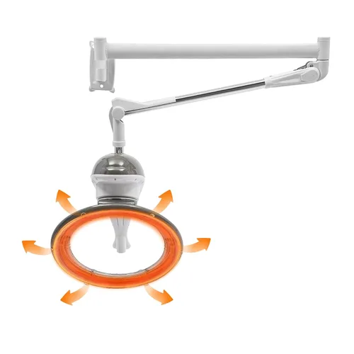 Máquina de cuidado del cabello rotativa orbital montada en la pared, máquina de aceite para hornear para secar el cabello para secarse el cabello,