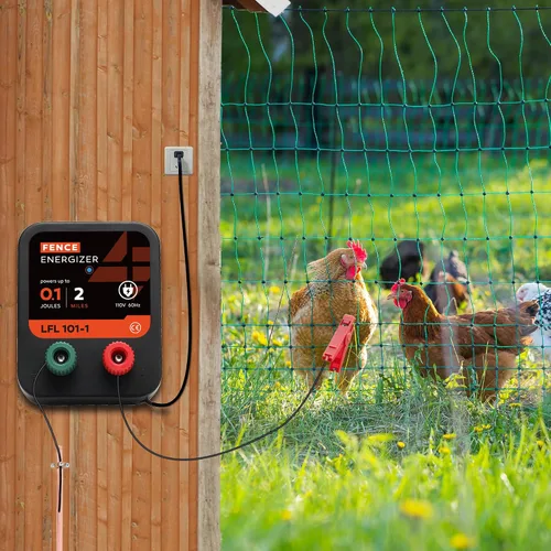 Miniatura 3 de Electric Fence Charger, 2 Mile 8 Acres Electric Fence Energizer, 0.1 Joule Ac Powered Output Voltage 5100v, for Preventing Wild Animals Intruding