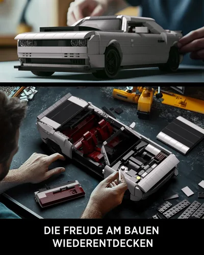 Miniatura 3 de Nifeliz Juego de Modelo de Coche Músculo Demonio, Juguete de Construcción Icónico para Adultos, Ideal Conjunto de Exhibición para Regalar a
