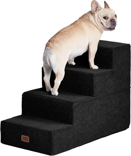 Miniatura 59 de EHEYCIGA Escaleras para perros pequeños de 13.5 pulgadas de alto, escalones para perros de 3 escalones para sofá y silla, escalones para mascotas