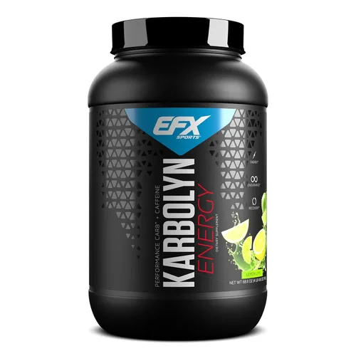 EFX Sports Karbolyn Energy | Polvo de carbohidratos de rendimiento + cafeína | Carga de carbohidratos y energiza | 250 mg de cafeína | Sin azúcar |