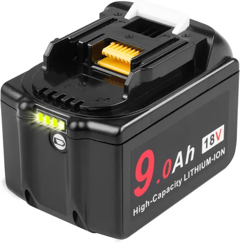 ARyee Batería de repuesto BL1890 9000mAh 18V para herramientas eléctricas inalámbricas Makita BL1830 BL1840 BL1850 BL1860 BL1860 BL1890 DKP180Z