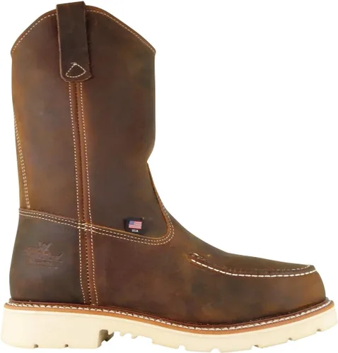 Miniatura 2 de Thorogood American Heritage - Botas Wellington con punta de seguridad de acero de 11 pulgadas para hombre, cuero de grano completo de primera