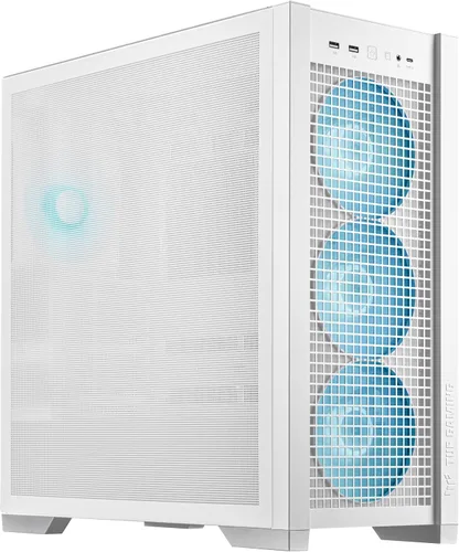 Miniatura 18 de Chasis para PC ASUS TUF Gaming GT302 ARGB Edición Blanca ATX de Torre Media Cuatro ventiladores ARGB de 140x28mm para flujo de aire y presión