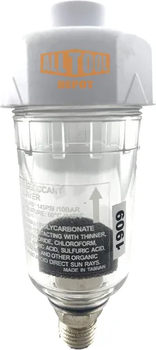 Miniatura 8 de 3/8" NPT de flujo medio aire comprimido en línea filtro desecante secador humedad agua separador