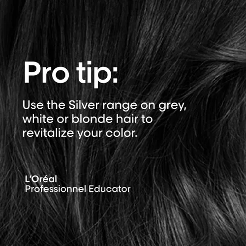 Miniatura 5 de L'Oréal Professionnel Paris Champú morado que deposita el color - Neutraliza los tonos amarillos no deseados para cabello natural, teñido