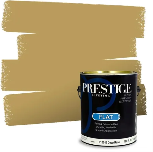 Miniatura 87 de PRESTIGE Paints Exterior Paint and Primer In One, 1-Gallon, Satin, Comparable Match of Benjamin Moore* Royal Linen* 931BM-PCM