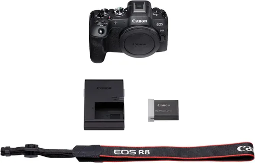 Miniatura 8 de Canon EOS R8 Cuerpo de Cámara Sin Espejo, Sensor CMOS de Marco Completo, 24.2 Megapíxeles, Video 4K 60p, Enfoque Automático Dual Pixel II, Cámara