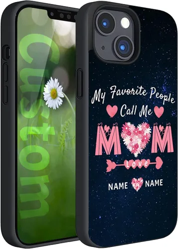 Miniatura 8 de Elephant Blessed to Be Called Mom/Grandma - Funda de teléfono personalizada para iPhone 16 15 14 13 12 11 Galaxy S25 S24 S23 S22 S21 A16 A15 A14 A54