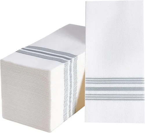 Vplus Paquete de 150 Toallas para Huéspedes Desechables para Baño, Servilletas Decorativas de Baño, Toallas de Mano de Papel Desechables Suaves y