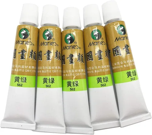 Miniatura 14 de Easyou Dibujo de acuarela de tubos de color de pintura china de gran tamaño de Marie's 0.4 fl oz* 5pcs No. 302 Scarlet