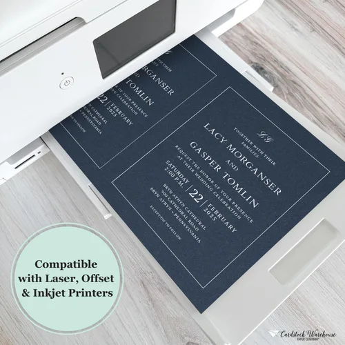 Miniatura 7 de Cardstock Warehouse Materica - Papel de cartulina azul oscuro cobalto, 25 hojas, 8.5 x 11 pulgadas, 92 libras, 250 GSM, 16 Pt. Tarjeta azul mate