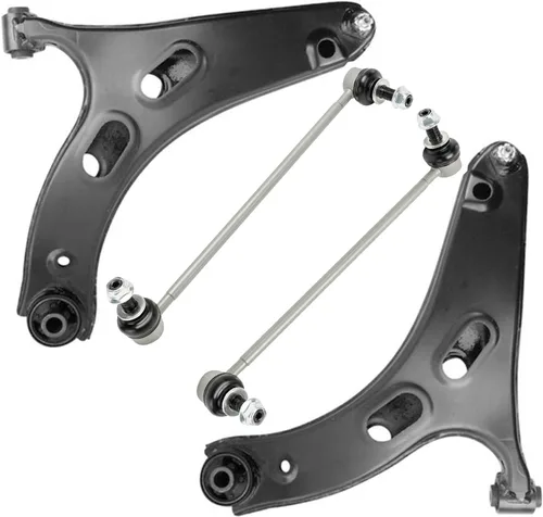 Miniatura 200 de Detroit Axle - Kit de 4 brazos de control delanteros para Ford Mustang 05-10, 2 brazos de control inferiores, 2 puntales 2005 2006 2007 2008 2009