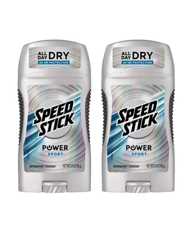 Speed Stick Desodorante antitranspirante Power, Sport 3 oz (paquete de 2)