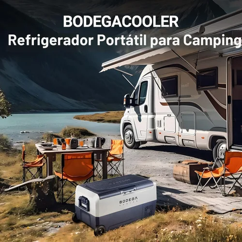 Miniatura 4 de BODEGACOOLER Refrigerador de Coche de 12 Voltios, Congelador Portátil de 38 Cuartos de Galón, Refrigerador para Coche de Doble Zona con Control por