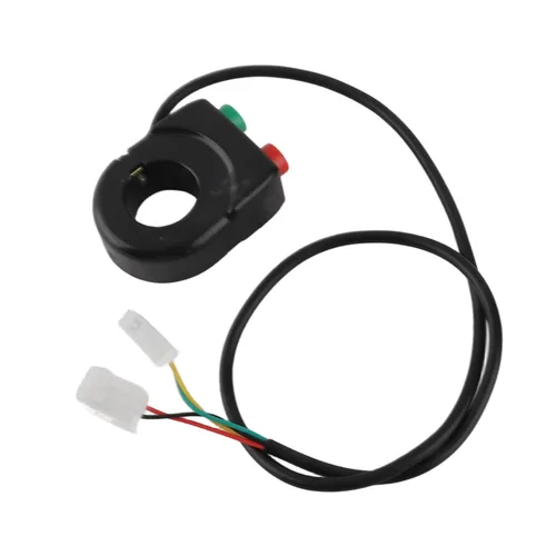 Miniatura 7 de Interruptor de manillar de motocicleta 2 en 1, 12 V, interruptor de botón de bocina, control de agarre para motocicleta, scooter y bicicleta