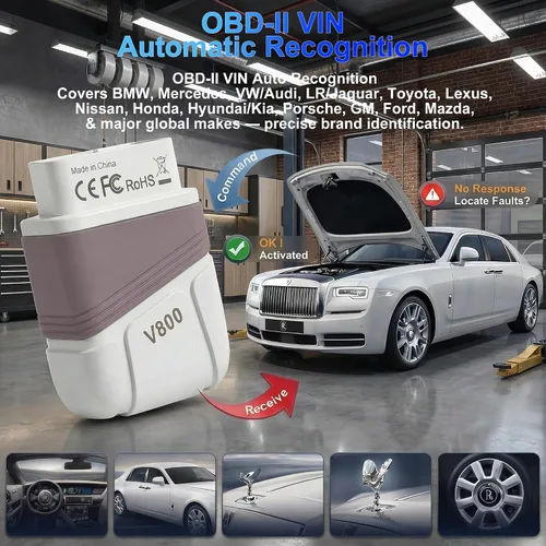 Miniatura 7 de Carpiano OBD2 escáner Bluetooth, herramienta de diagnóstico de todo sistema asistida por IA para iOS y Android, herramienta de diagnóstico